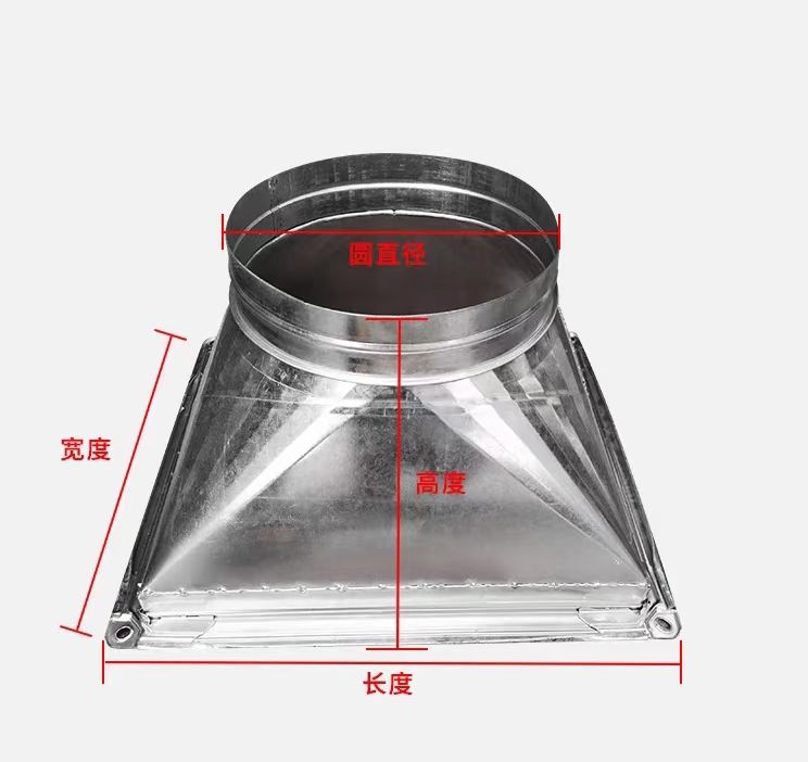 江西盛达风管加工：变径接头产品-2