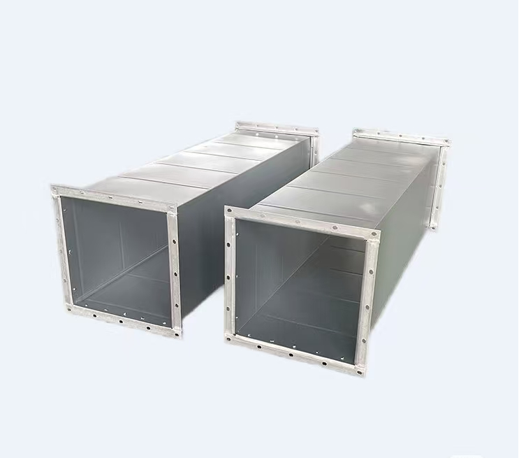 江西消防排烟工程：角铁法兰风管工艺-4